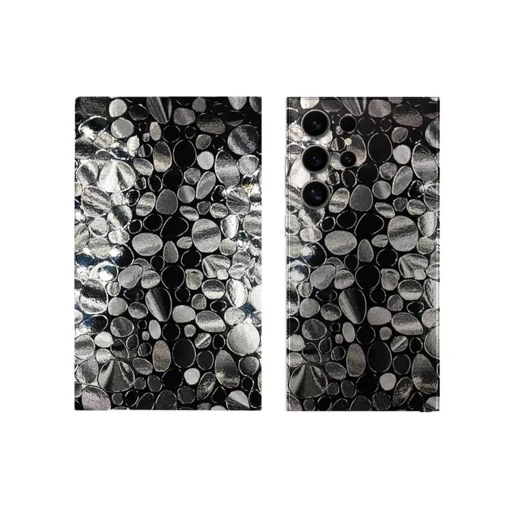 [SKIN-19-2] 3D Printed Mobile Back Customize Skins ( Black )