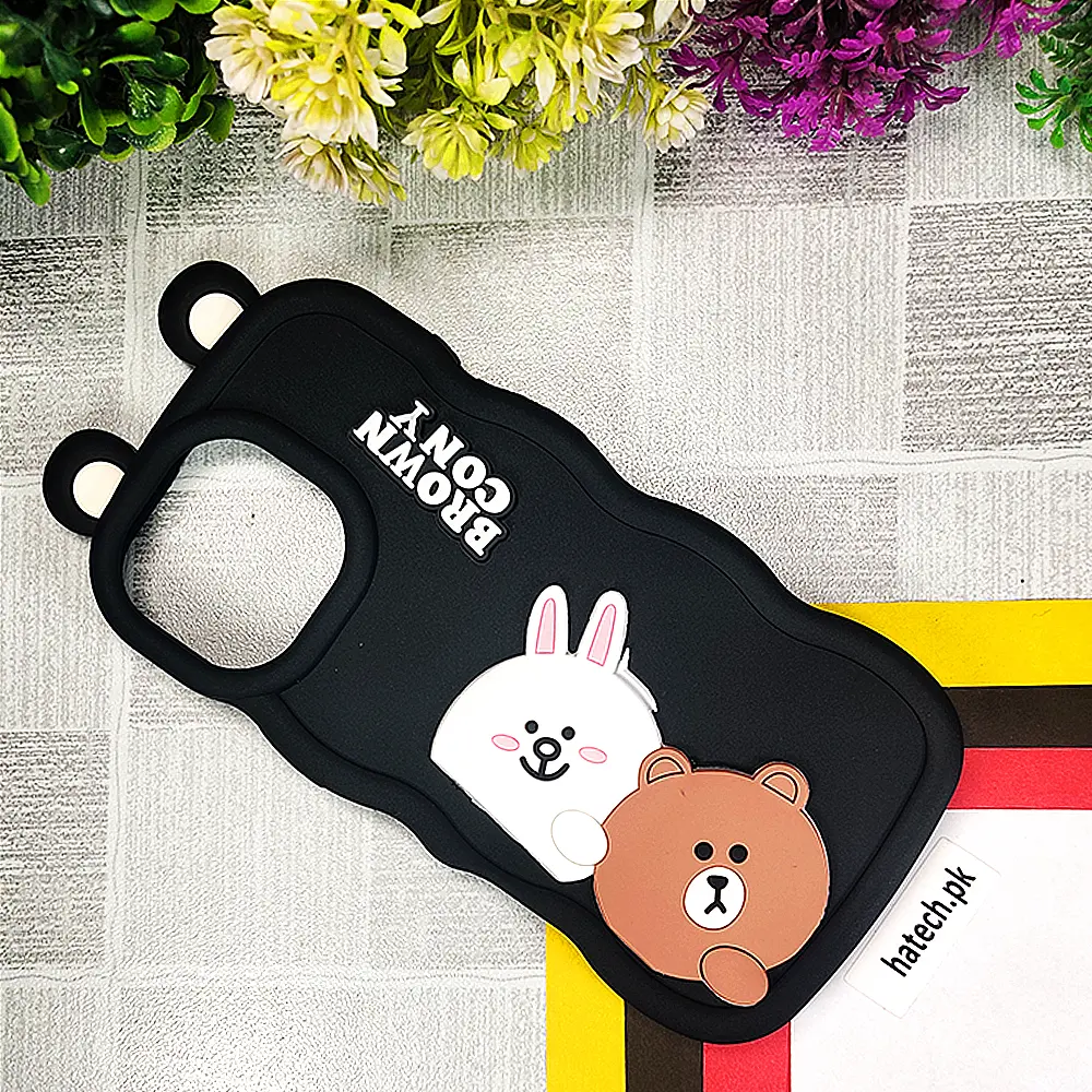 Redmi Note 14 4G Fancy Cute Kitty Mobile Back Case (Black) 