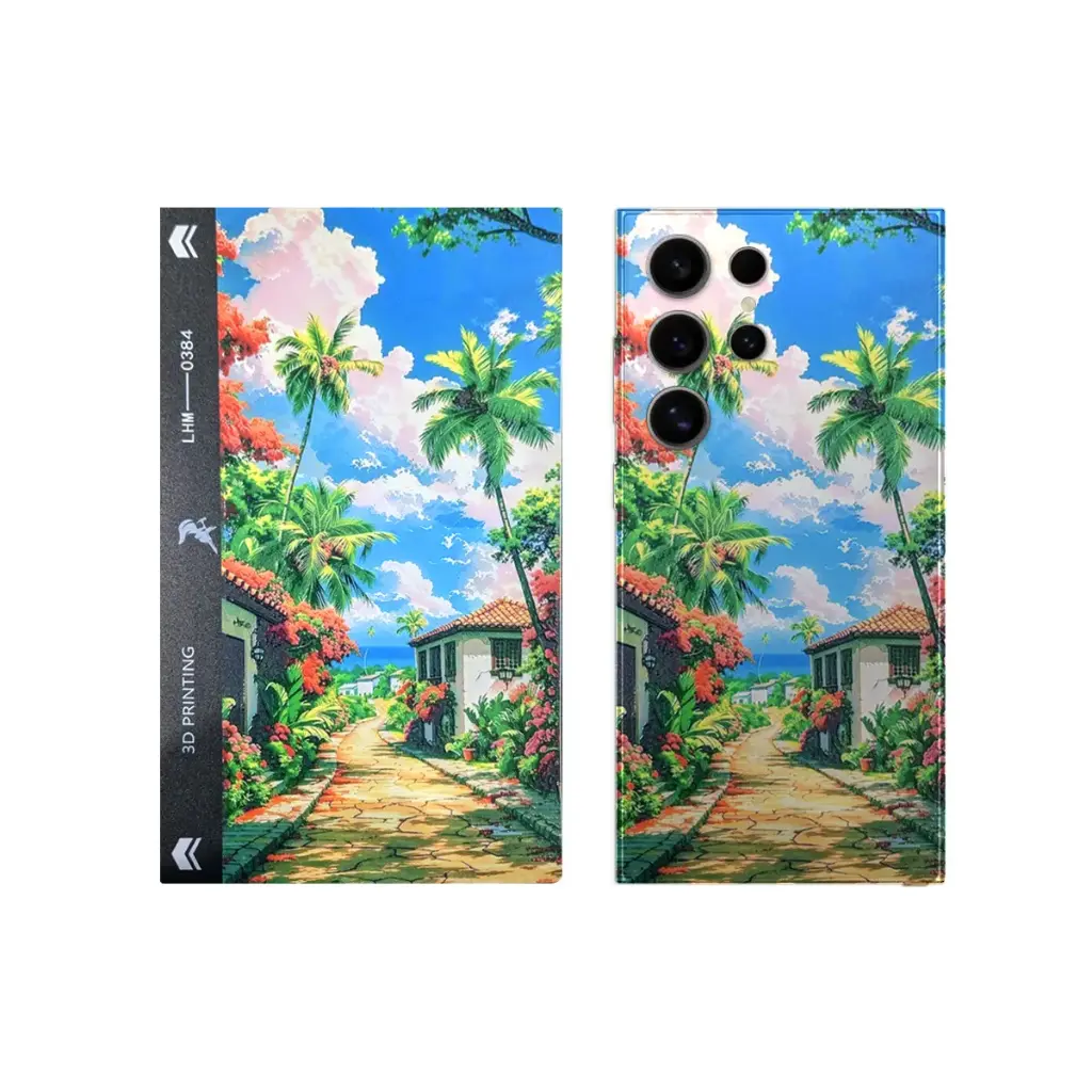 [SKIN-19-NATURE] 3D Printed Mobile Back Customize Skin (Nature Images)