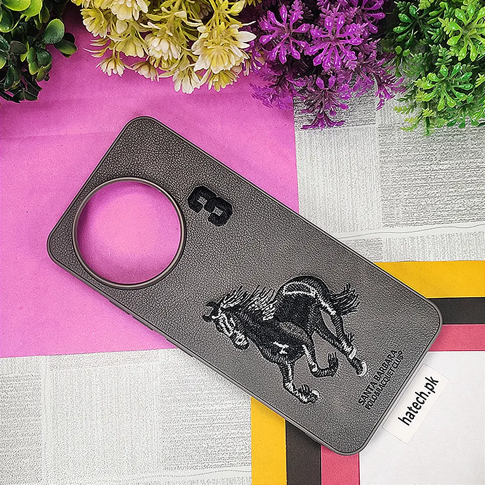 Tecno Spark 30 Pro Soft Silicone Santa Barbara Polo Back Case (Gray)