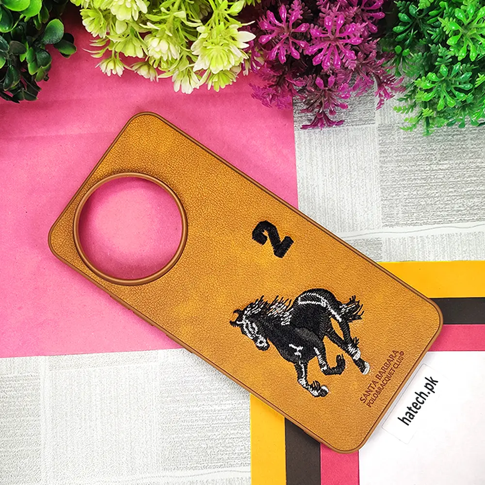 Tecno Spark 30 Pro Soft Silicone Santa Barbara Polo Back Case (Brown)