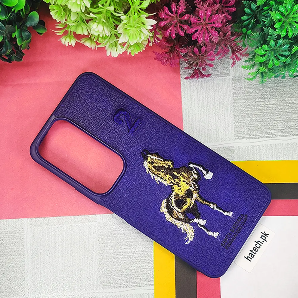 Vivo Y19s 4G Santa Barbara Polo Back Case (Navy Blue)