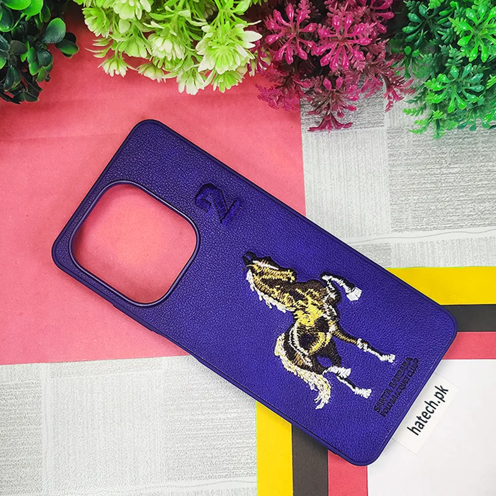 Oppo A3X|A3 Santa Barbara Polo Raquet Back Case (Navy Blue)