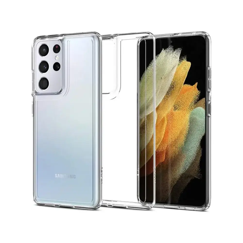 [PO54BSS21U-4] Samsung Galaxy S21 Ultra Spigen Neo Hybrid Crystal Clear Tpu|Transparent Back Case