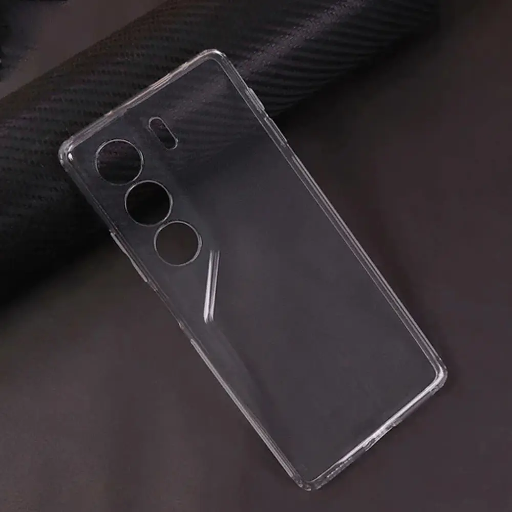 [PO7BTCMN40PR-3] Tecno Camon 40 Pro 4G Dust Plug Transparent Back Case