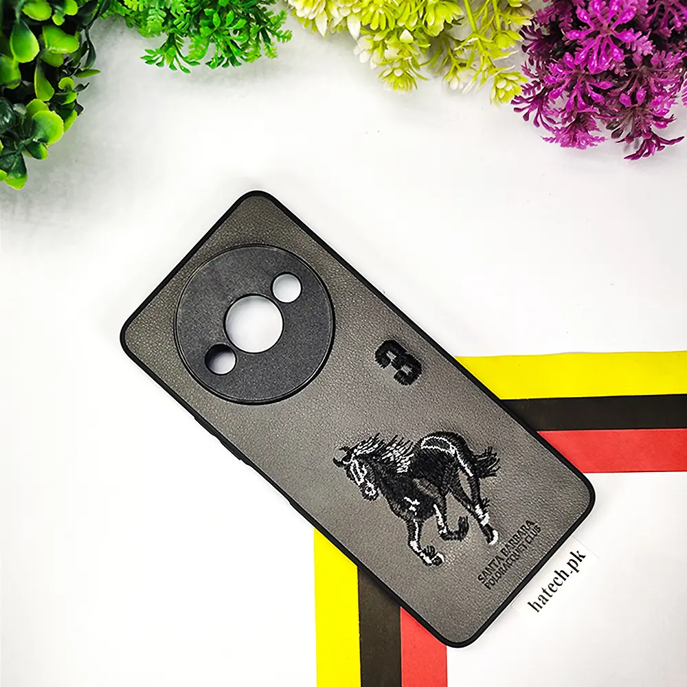 Xiaomi Redmi A3|Redmi A3x Santa Barbara Polo Back Case (Gray)