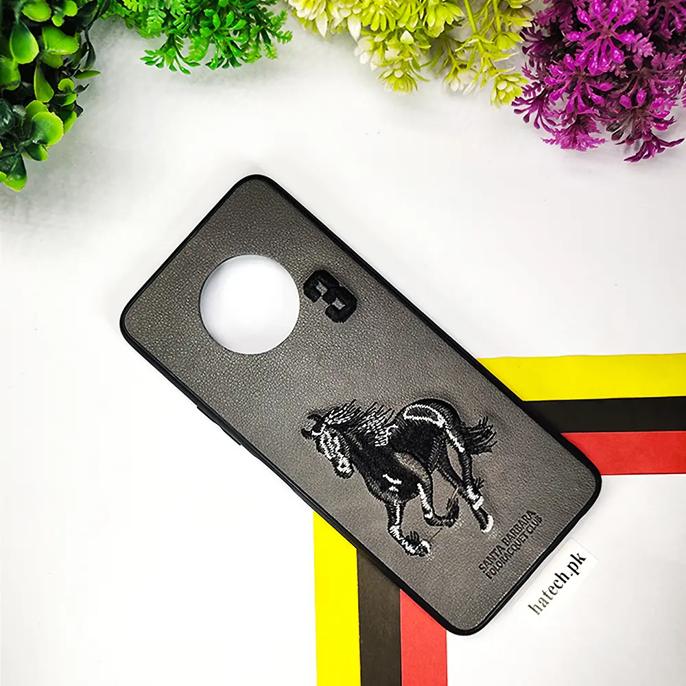 Infinix Note 7 Santa Barbara Polo Racquet Club Back Case (Gray)