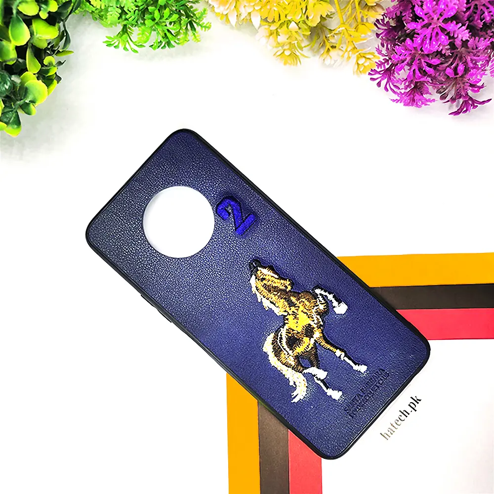 Infinix Note 7 Santa Barbara Polo Racquet Club Back Case (Navy Blue)