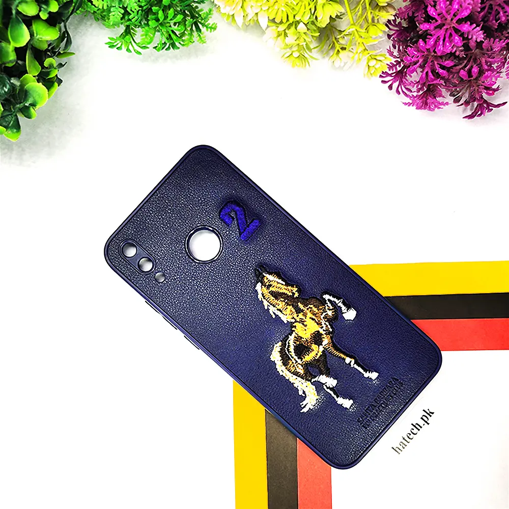 Huawei Y9 2019 Santa Barbara Polo Racquet Club Back Case (Navy Blue)