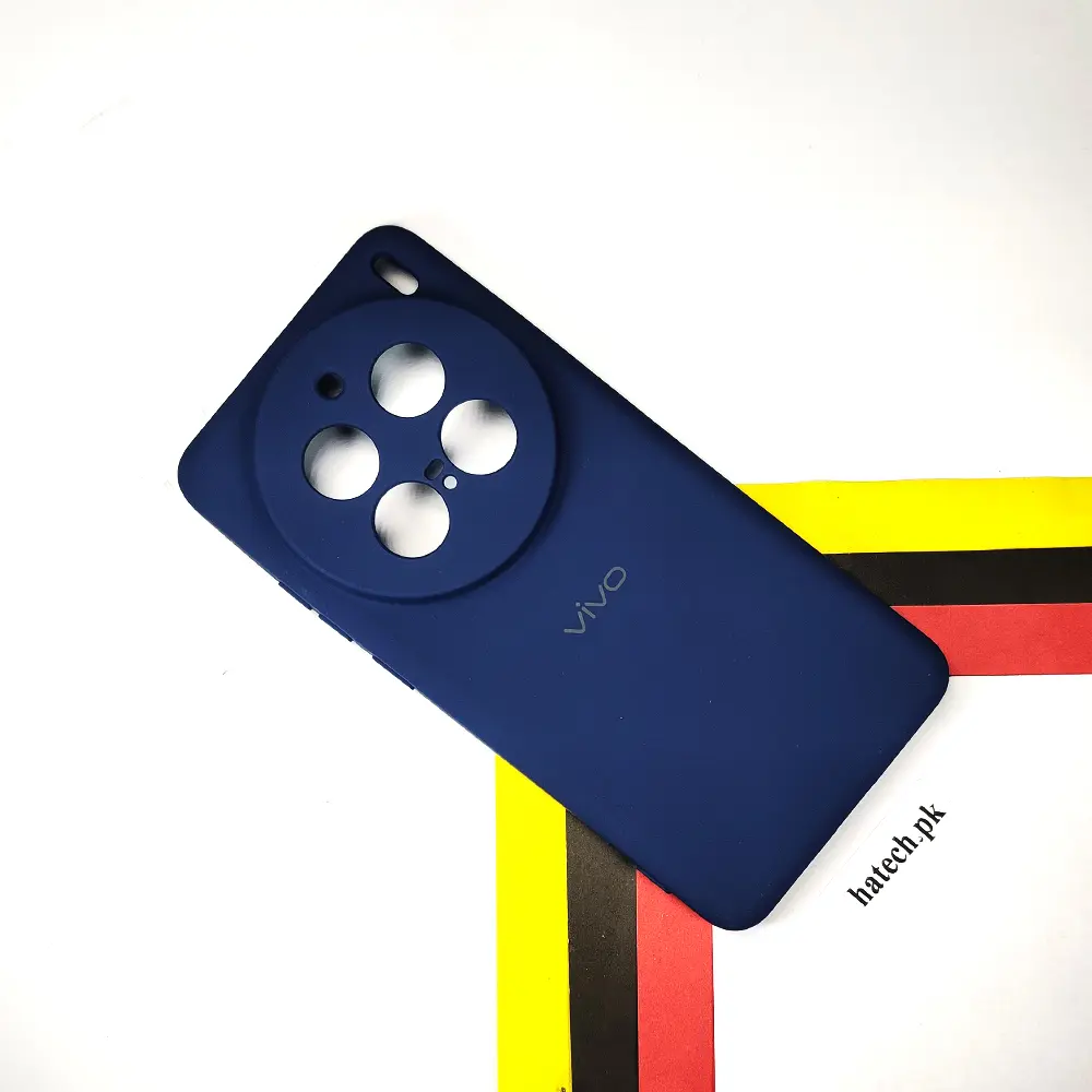 Vivo X200 Pro Official Soft Silky Back Case (Navy Blue)