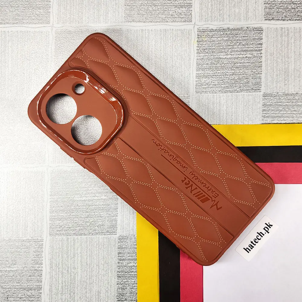 Xiaomi Redmi A5 4G|POCO C71 4G New Soft Silicone Back Case (Brown)