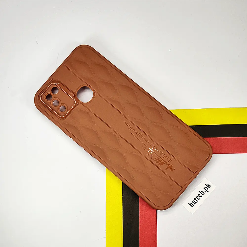 Infinix Smart 5/Hot 10 Lite/Smart 6 New Soft Silicone Back Case (Brown)
