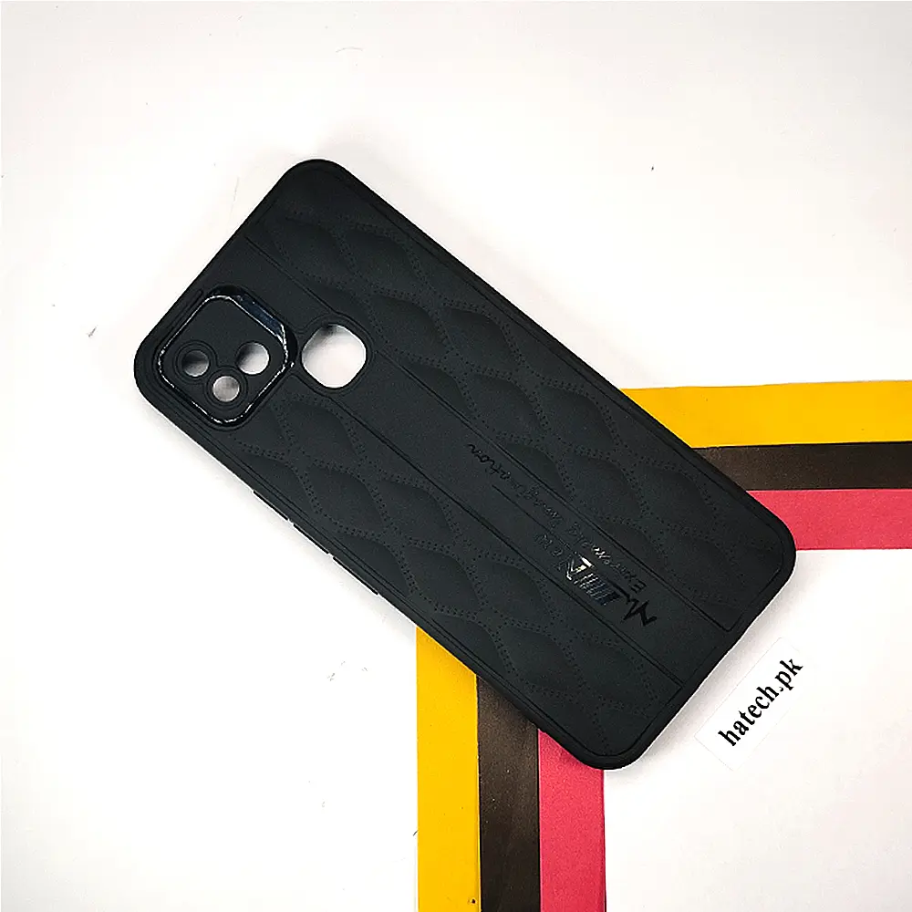 [PO14BIHOT10I-61-2] Infinix Hot 10i|Smart 5 Pro New Soft Silicone Back Case (Black)