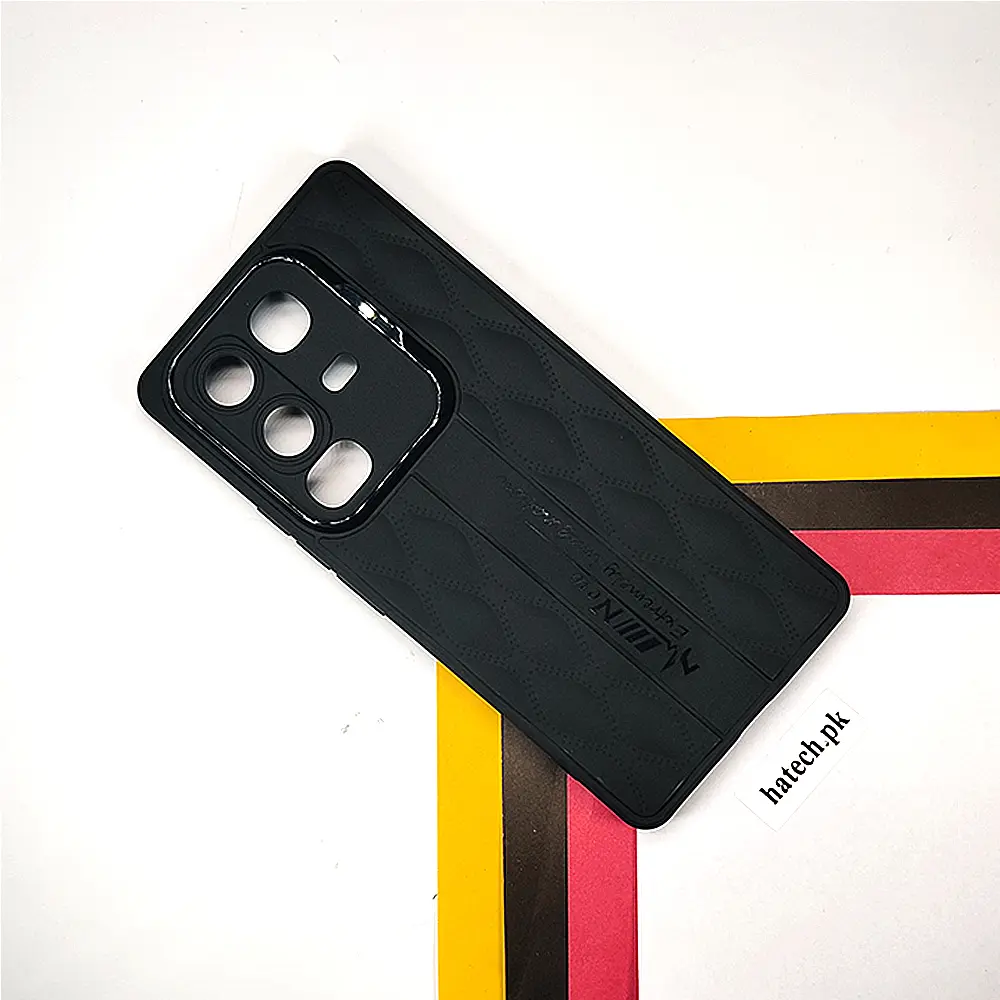 Infinix Note 50 Pro New Soft Silicone Back Case (Black)