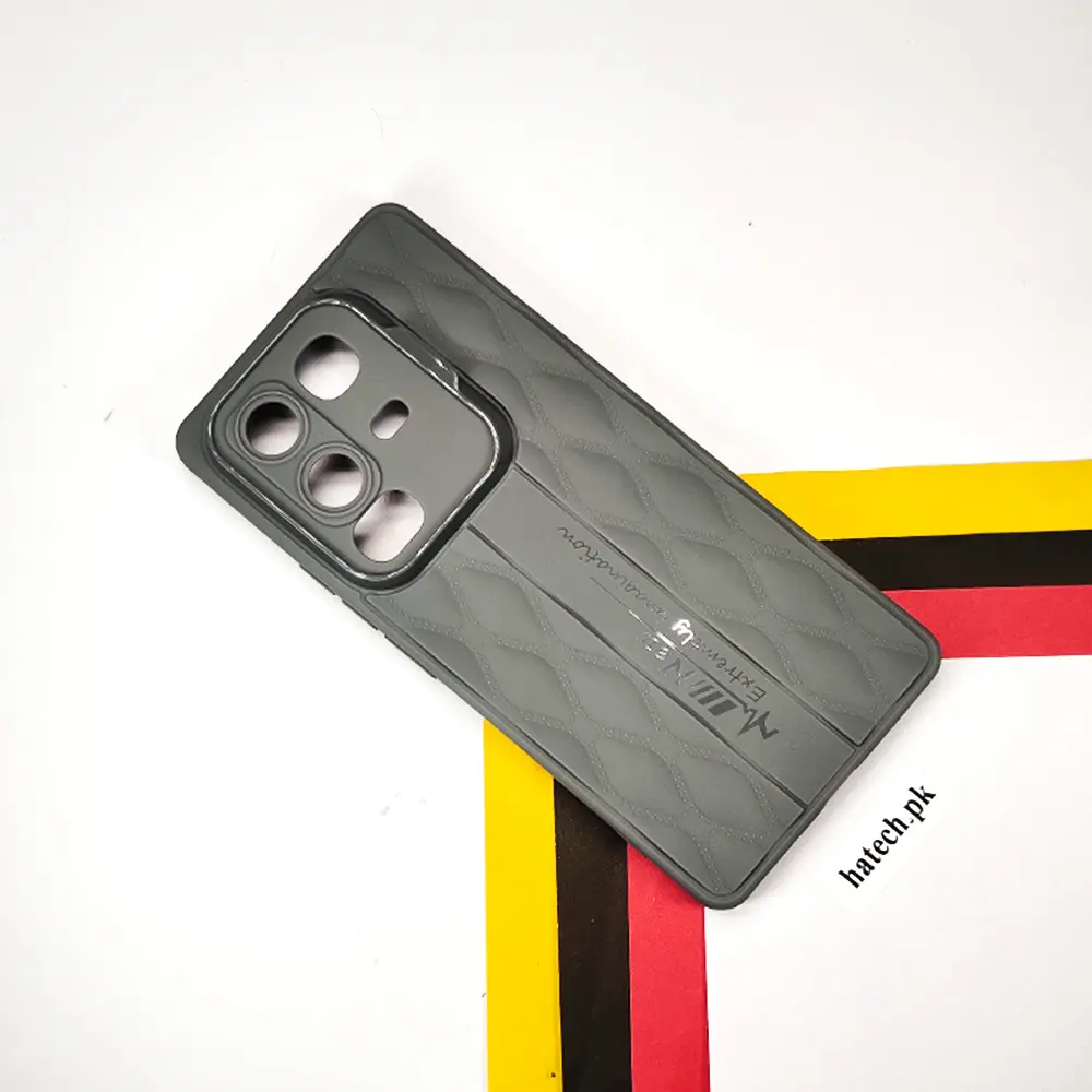Infinix Note 50 Pro New Soft Silicone Back Case (Gray)
