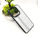 Oppo Realme C61|C63|Note 60 3D PITTAKA Fiber Fusion Stripe Edition Back Case (Black)  