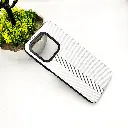 Infinix Hot 50i|Smart 9|Smart 9 3D PITTAKA Fiber Fusion Stripe Edition Back Case (Black)