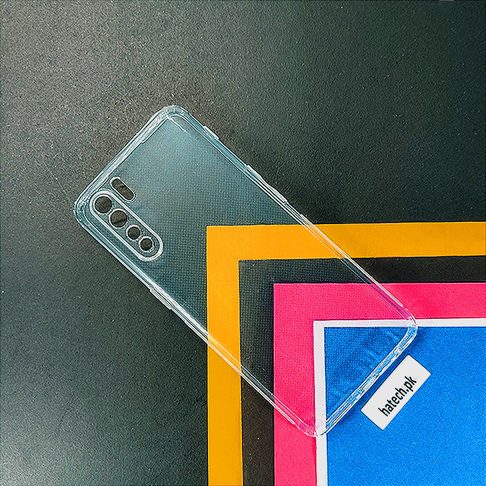 Oppo F15 4G|Reno 3 4G Dust Plug Transparent Back Case