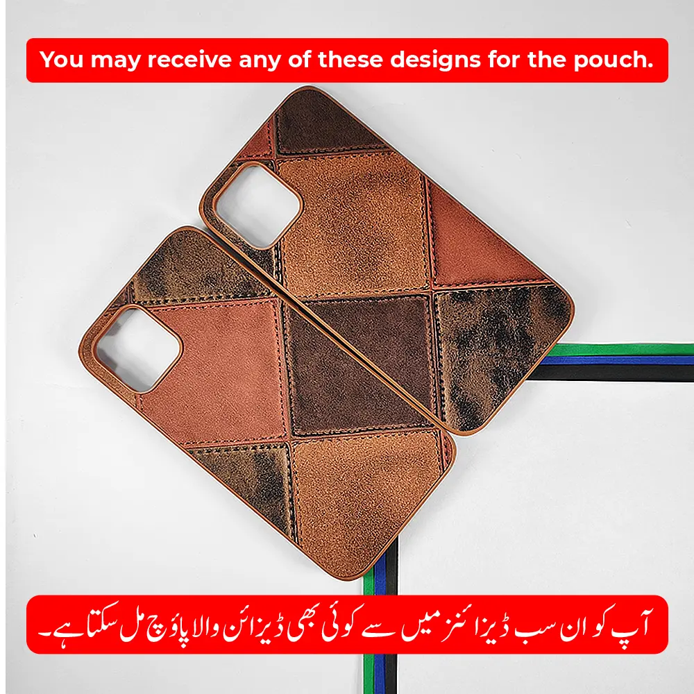 [PO33BIP12PR-5-13] iPhone 12|12 Pro Leather Texture Premium Back Case (Brown)