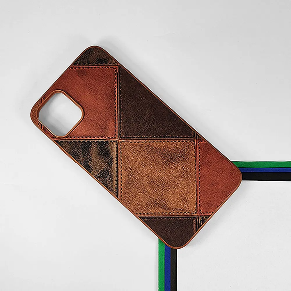 [PO33BIP11PMAX-5-13] iPhone 11 Pro Max Leather Texture Premium Back Case (Brown)