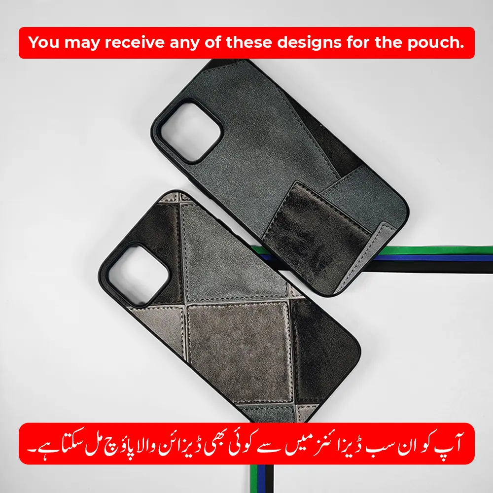 iPhone 11 Pro Leather Texture Premium Back Case (Black) 