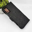 Premium Luxury Leather Book Case for Samsung A51 - Black