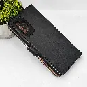 Samsung A52|A52S NMT Premium Luxuary Leather Book Case (Black)