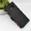 Samsung S7 Edge NMT Premium Luxuary Leather Book Case (Black)