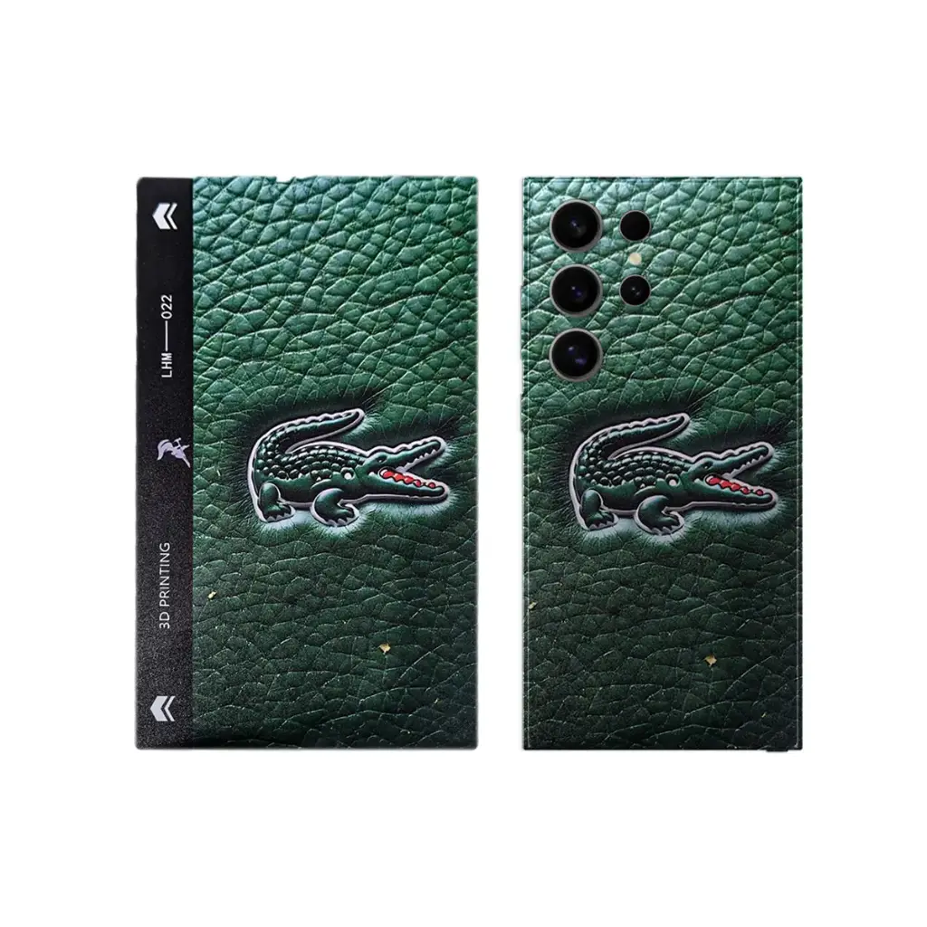 3D Printed Mobile Back Customize Skin (Crocodile)