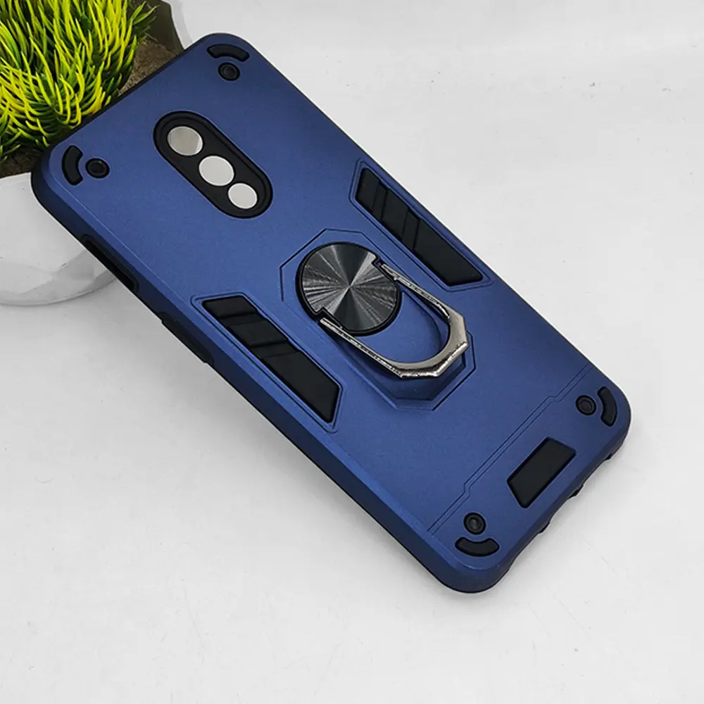 OnePlus 6T/One Plus 7 Armour Back Case (Navy Blue)