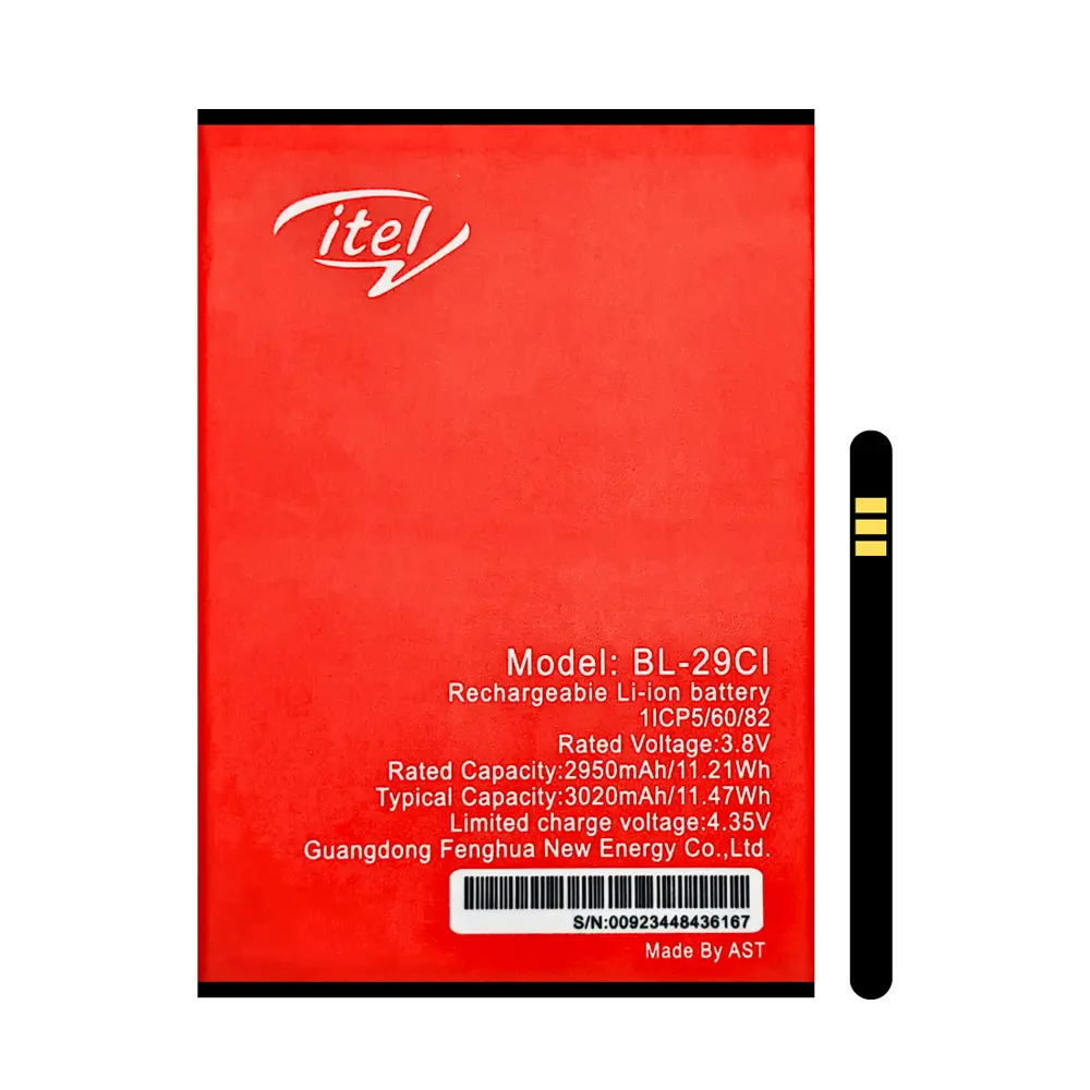 Artex Itel A25 Full MAH Battery 29Ci