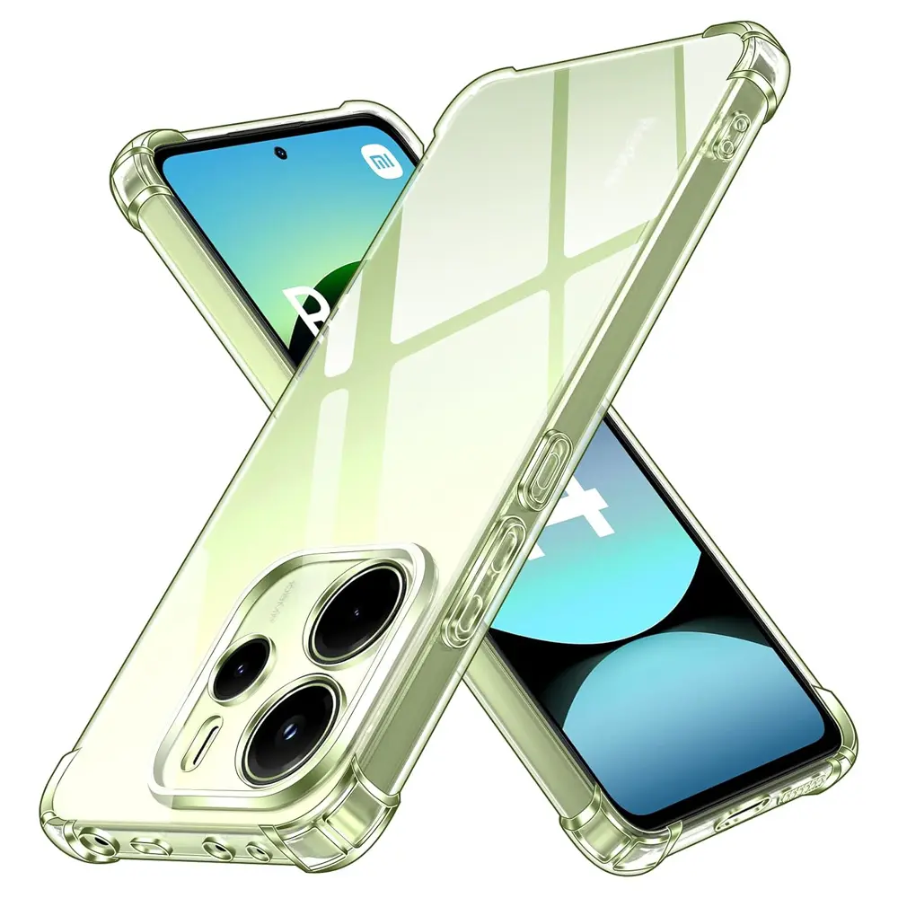 [PO7BMINOT14] Xiaomi Redmi Note 14 4G 1.5mm TPU|Transparent Back Case