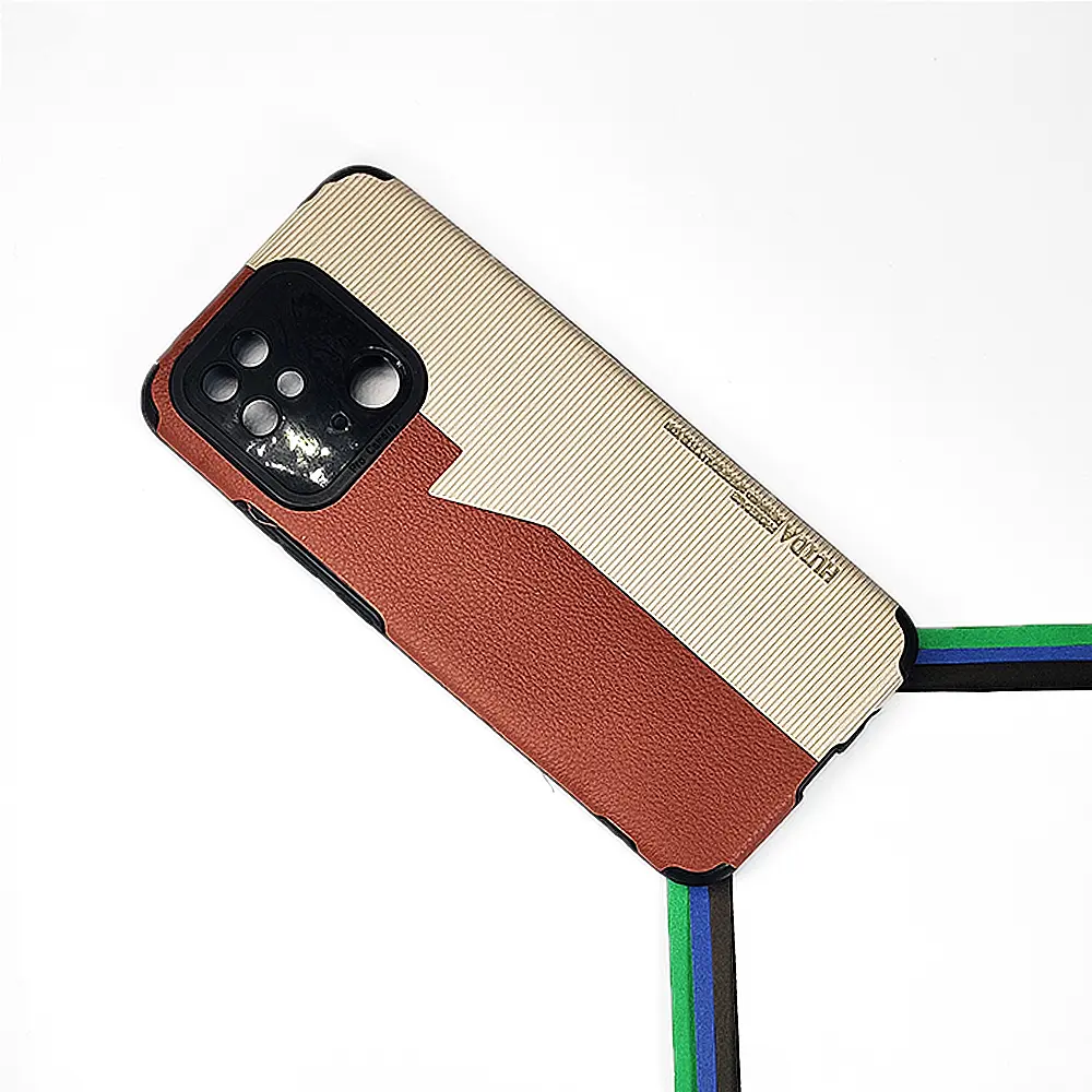 [PO18BMI10C-6-13] Xiaomi Redmi 10C|Poco C40 Huida Dual Leather Back Case (Brown)