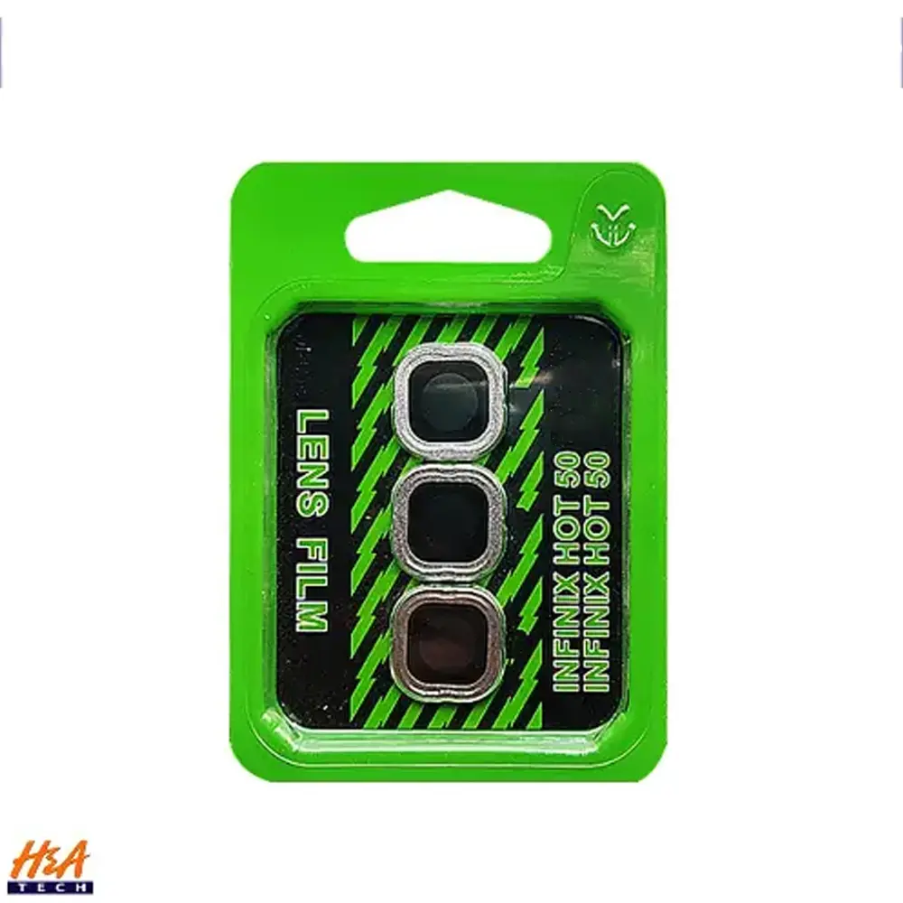 Infinix Hot 50  Camera Rings Protector (Silver) - Ultimate Lens Protection 