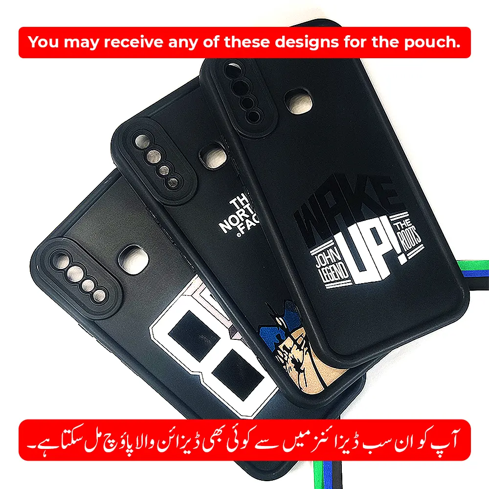 [PO14BVIY19-31-2] Vivo Y19 Logo Soft Silicone Printed Back Case (Black)