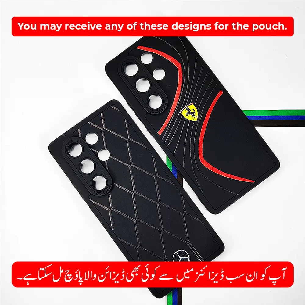 iTel S25 Ultra Soft Silicone Printed Back Case (Black)    
