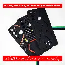 Tecno Pop 5 Lite Soft Silicone Printed Back Case (Black)