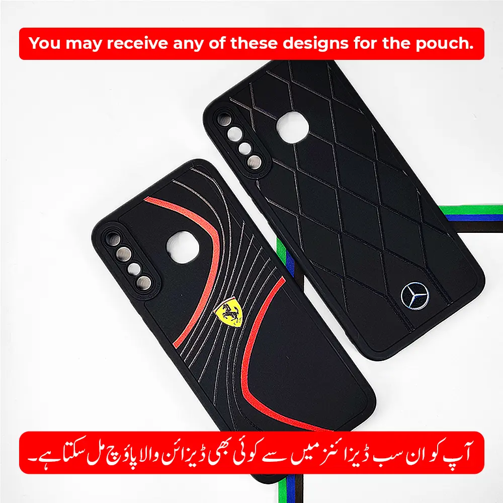 [PO14BIHOT8-68-2] Infinix HOT 8/HOT 8 Lite Soft Silicone Printed Back Case (Black)