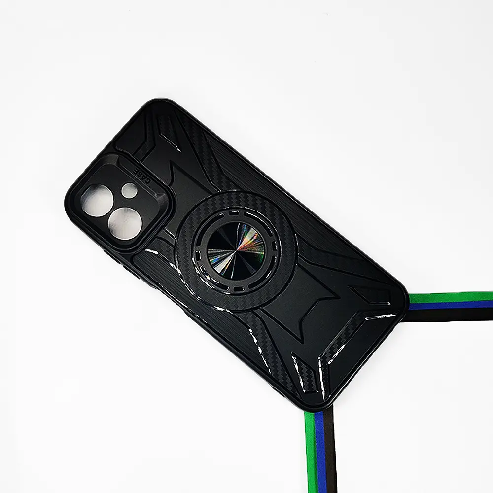 Sparx Neo 7 Plus|Neo 5 Plus Soft Silicone Print Back Case (Black)