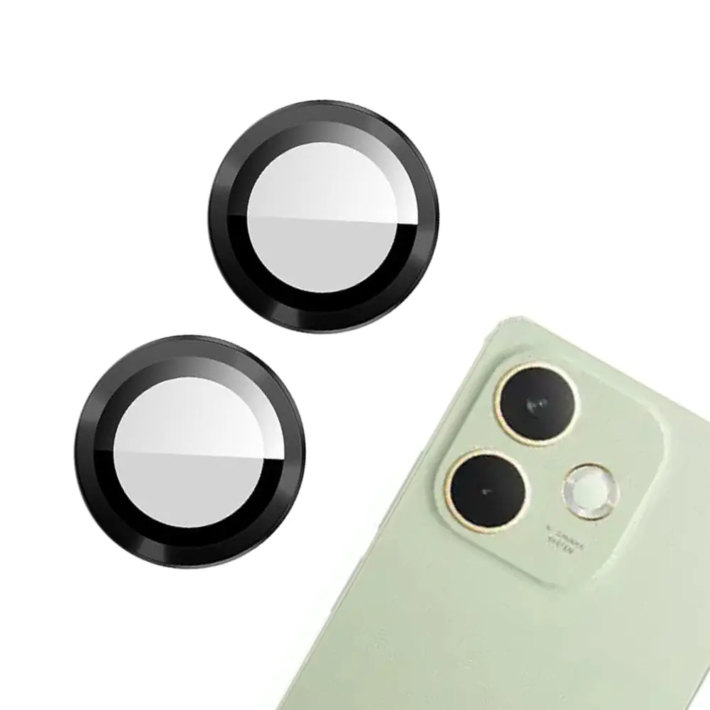 [PL14VIY04-3-2] Oppo A5 Pro 5G|Vivo Y04 Camera Rings - (Black) | Durable Protection for Your Lens