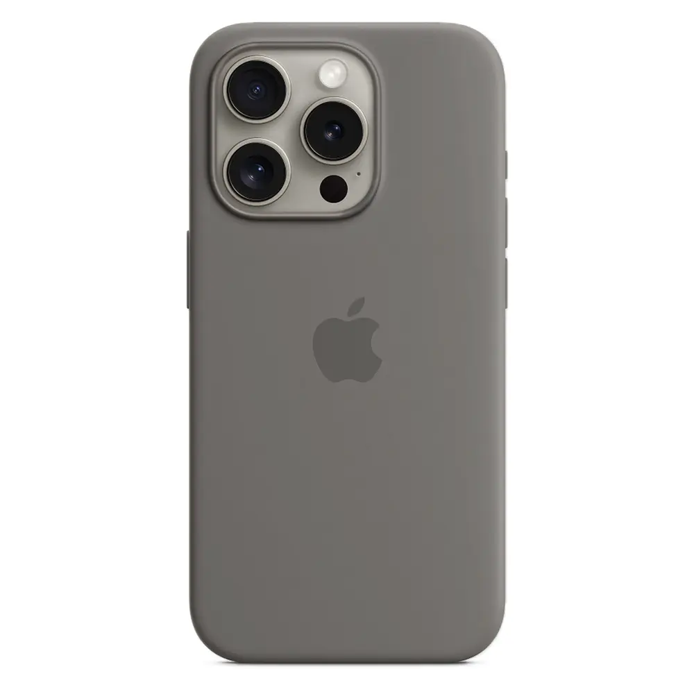 iPhone 14 Pro Original Official Soft Silky Case (Natural Titanium)