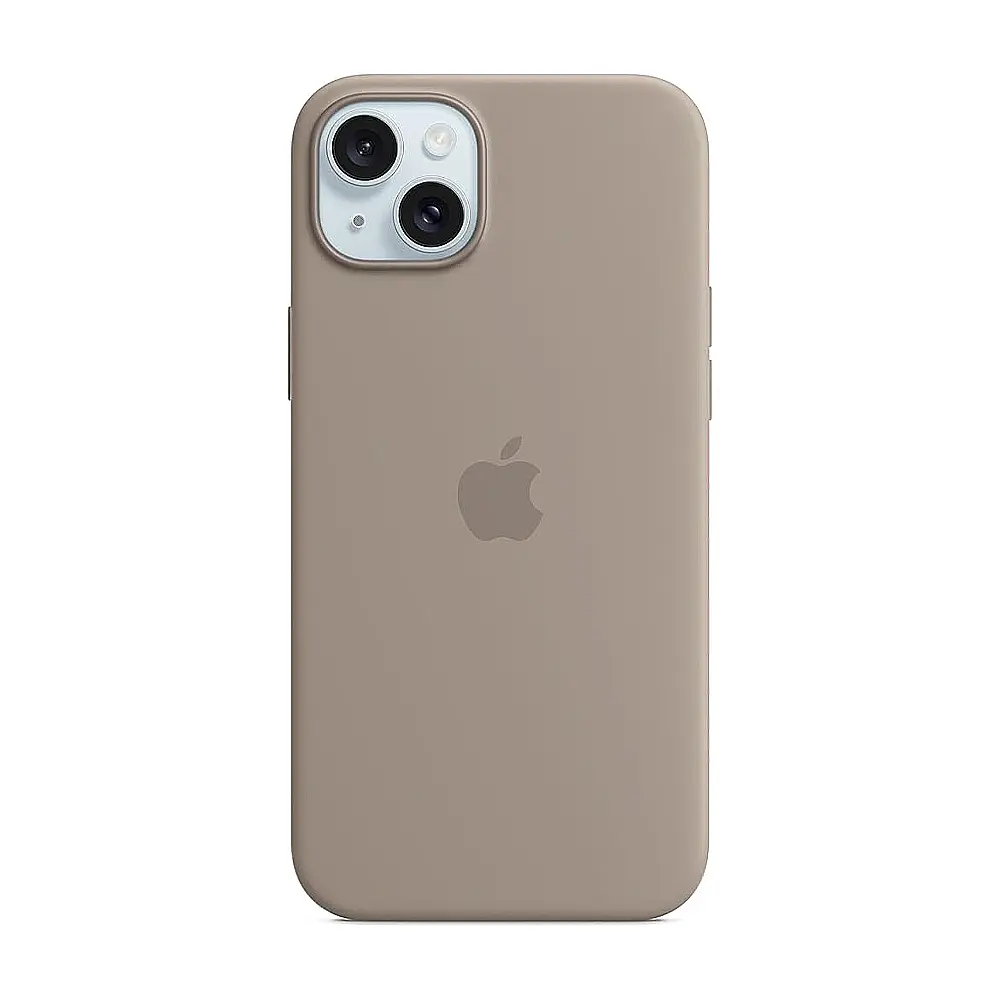[PO23BIP15PL-1-42] iPhone 15 Plus|iPhone 14 Plus Original Official Soft Silicone Back Case (Desert Titanium)
