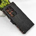 iTel S25 Ultra 4G NMT Premium Luxuary Leather Book Case (Black)