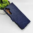Samsung A16 5G NMT Premium Luxuary Leather Book Case (Navy Blue)