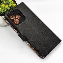 Oppo Realme C51|C53|Note 50|Sparx Neo 8 Pro NMT Premium Luxuary Leather Book Case (Black)