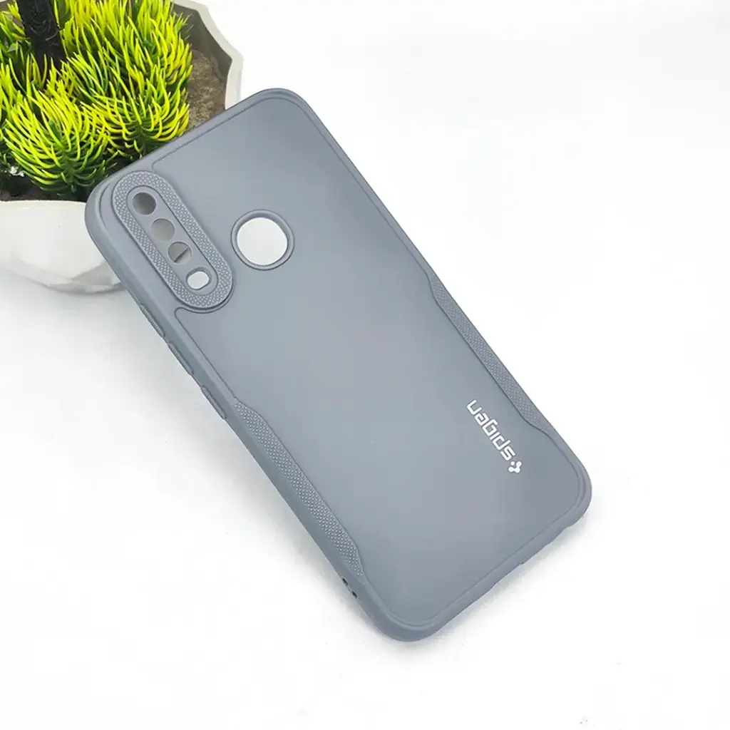 Vivo Y17|Y15|Y12|Y11 Spigen Soft Silicone Back Case (Gray)