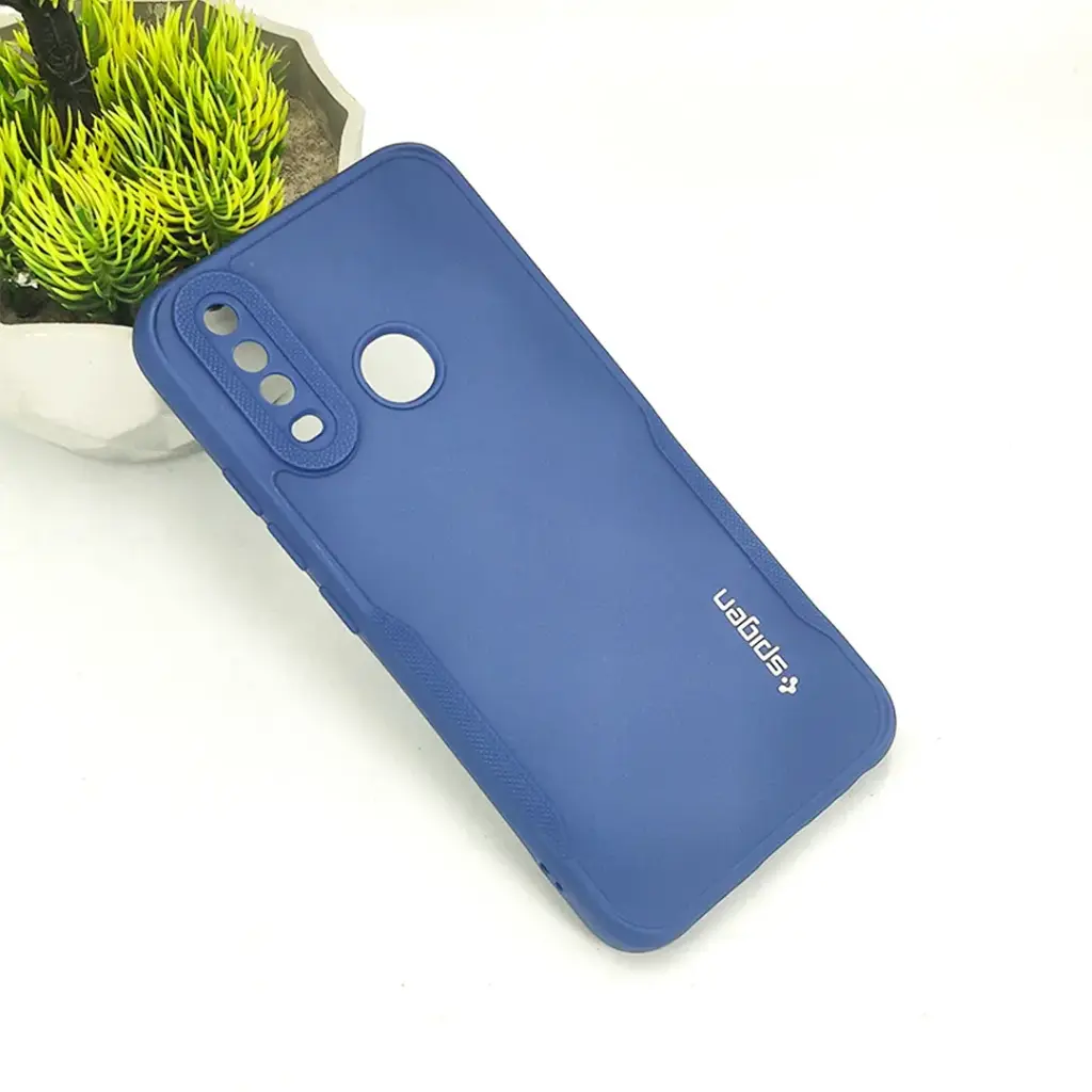 Vivo Y17|Y15|Y12|Y11 Spigen Soft Silicone Back Case (Navy Blue)