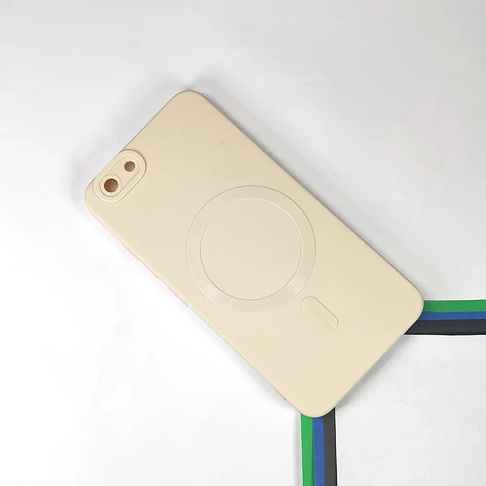 [PO14BVIY53 2017-16-43] Vivo Y53 2017 Woven With Leather Feel Soft Silicone Back Case (Off White)