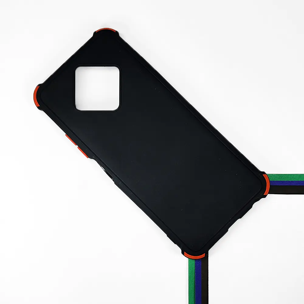 Infinix Zero 8|Zero 8i Colour Bumper & Button Soft Silicone Back Case (Black)