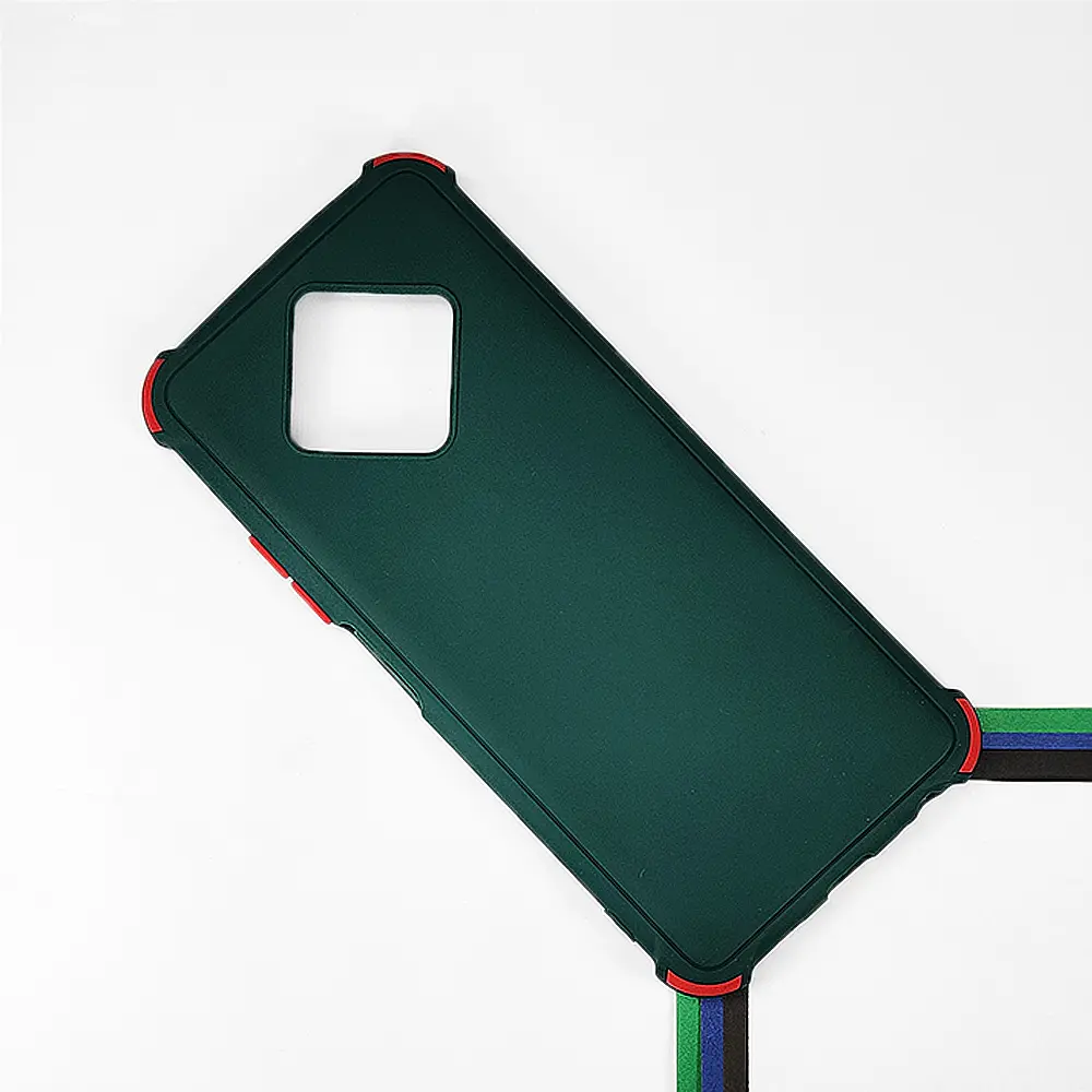 Infinix Zero 8|Zero 8i Colour Bumper & Button Soft Silicone Back Case (Green)